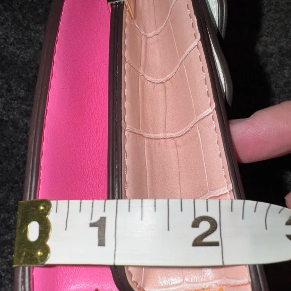 ALDO White, Pink, Mint & Orange Top-Handle Satchel - Picture 6 of 10